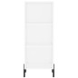 vidaXL Aparador de madera de ingeniería blanco 34,5x32,5x90 cm vidaXL Aparador de madera de ingeniería blanco 34,5x32,5x90 cm