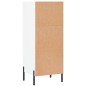 vidaXL Aparador de madera de ingeniería blanco 34,5x32,5x90 cm vidaXL Aparador de madera de ingeniería blanco 34,5x32,5x90 cm
