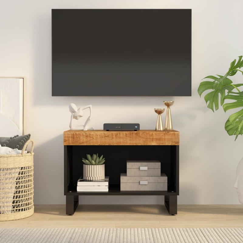 vidaXL Mueble de TV madera maciza de mango 60x33x43,5 cm vidaXL Mueble de TV madera maciza de mango 60x33x43,5 cm