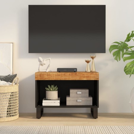 vidaXL Mueble de TV madera maciza de mango 60x33x43,5 cm