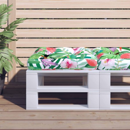 vidaXL Cojín para palés tela Oxford multicolor 58x58x10 cm