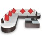 vidaXL Set muebles de jardín 8 piezas y cojines ratán sintético marrón vidaXL Set muebles de jardín 8 piezas y cojines ratán sintético marrón