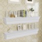 vidaXL Estantes de pared Aaliyah 2 unidades blanco vidaXL Estantes de pared Aaliyah 2 unidades blanco