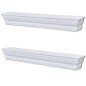 vidaXL Estantes de pared Aaliyah 2 unidades blanco vidaXL Estantes de pared Aaliyah 2 unidades blanco