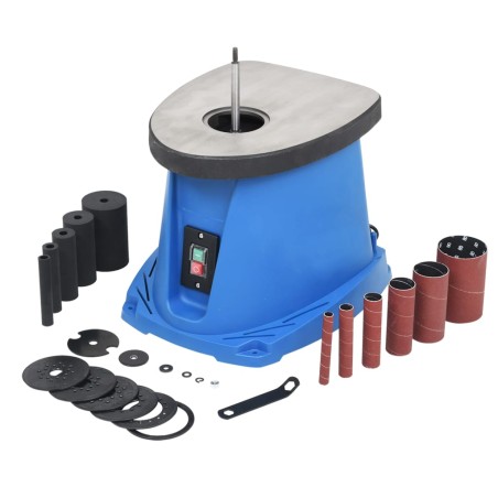 vidaXL Lijadora de huso oscilante 450 W azul