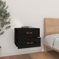 vidaXL Mesita de noche de pared negro 50x36x40 cm vidaXL Mesita de noche de pared negro 50x36x40 cm