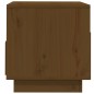 vidaXL Mueble de TV madera maciza de pino marrón miel 60x35x37 cm