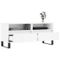 vidaXL Mueble para TV madera contrachapada blanco 100x34,5x44,5 cm