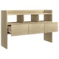 vidaXL Aparador de madera contrachapada roble Sonoma 105x30x70 cm vidaXL Aparador de madera contrachapada roble Sonoma 105x30x70 cm