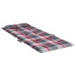 vidaXL Cojines de silla respaldo alto 2 uds tela Oxford a cuadros rojo vidaXL Cojines de silla respaldo alto 2 uds tela Oxford a cuadros rojo