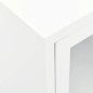 vidaXL Mueble para el televisor acero y vidrio blanco 105x35x52 cm vidaXL Mueble para el televisor acero y vidrio blanco 105x35x52 cm