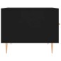 vidaXL Mesas de centro 2 uds madera de ingeniería negro 50x50x40 cm vidaXL Mesas de centro 2 uds madera de ingeniería negro 50x50x40 cm