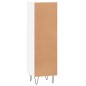 vidaXL Armario de baño madera de ingeniería blanco 30x30x100 cm vidaXL Armario de baño madera de ingeniería blanco 30x30x100 cm