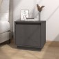 vidaXL Mesitas de noche 2 uds madera maciza de pino gris 40x30x40 cm vidaXL Mesitas de noche 2 uds madera maciza de pino gris 40x30x40 cm