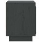 vidaXL Mesitas de noche 2 uds madera maciza de pino gris 40x30x40 cm vidaXL Mesitas de noche 2 uds madera maciza de pino gris 40x30x40 cm