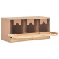 vidaXL Ponedero para gallinas 3 compartimentos madera pino 96x40x45 cm vidaXL Ponedero para gallinas 3 compartimentos madera pino 96x40x45 cm