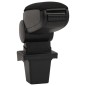 vidaXL Reposabrazos para coche ABS negro 14x33x(32-48,5) cm