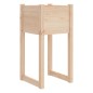 vidaXL Jardinera de madera maciza de pino 40x40x81 cm vidaXL Jardinera de madera maciza de pino 40x40x81 cm