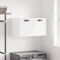 vidaXL Armario pared madera contrachapada blanco brillo 60x36,5x35 cm vidaXL Armario pared madera contrachapada blanco brillo 60x36,5x35 cm
