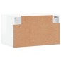 vidaXL Armario pared madera contrachapada blanco brillo 60x36,5x35 cm vidaXL Armario pared madera contrachapada blanco brillo 60x36,5x35 cm