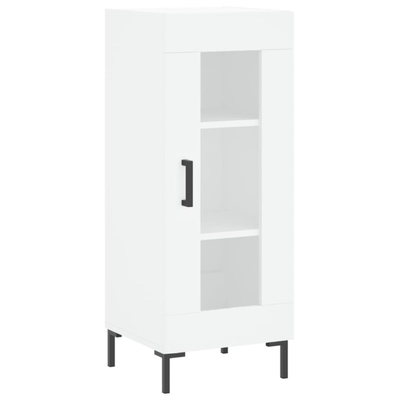 vidaXL Aparador madera de ingeniería blanco 34,5x34x90 cm