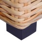 vidaXL Mesa de centro de ratán natural 45x45x30 cm vidaXL Mesa de centro de ratán natural 45x45x30 cm