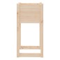 vidaXL Jardinera de madera maciza de pino 40x40x81 cm vidaXL Jardinera de madera maciza de pino 40x40x81 cm