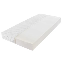 vidaXL Colchón con funda lavable de 200 x 160 x 17 cm 