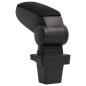 vidaXL Reposabrazos para coche ABS negro 14x33x(32-48,5) cm