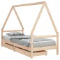 vidaXL Estructura de cama para niños con cajones madera pino 80x200 cm vidaXL Estructura de cama para niños con cajones madera pino 80x200 cm