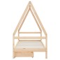 vidaXL Estructura de cama para niños con cajones madera pino 80x200 cm vidaXL Estructura de cama para niños con cajones madera pino 80x200 cm