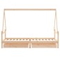 vidaXL Estructura de cama para niños con cajones madera pino 80x200 cm vidaXL Estructura de cama para niños con cajones madera pino 80x200 cm