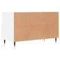vidaXL Mueble para TV madera contrachapada blanco 80x36x50 cm vidaXL Mueble para TV madera contrachapada blanco 80x36x50 cm