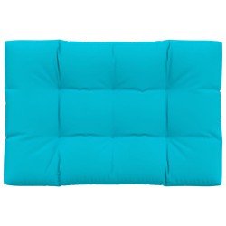 vidaXL Cojín para palés tela turquesa 120x80x12 cm