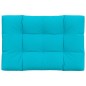 vidaXL Cojín para palés tela turquesa 120x80x12 cm vidaXL Cojín para palés tela turquesa 120x80x12 cm