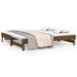 vidaXL Sofá cama extraíble madera maciza pino marrón miel 2x(90x190)cm vidaXL Sofá cama extraíble madera maciza pino marrón miel 2x(90x190)cm