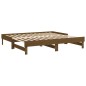 vidaXL Sofá cama extraíble madera maciza pino marrón miel 2x(90x190)cm vidaXL Sofá cama extraíble madera maciza pino marrón miel 2x(90x190)cm