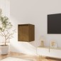 vidaXL Armario de pared 2 uds madera de pino marrón miel 30x30x40 cm vidaXL Armario de pared 2 uds madera de pino marrón miel 30x30x40 cm