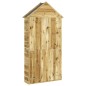 vidaXL Cobertizo de herramientas madera pino impregnada 107x37x220 cm vidaXL Cobertizo de herramientas madera pino impregnada 107x37x220 cm