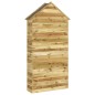 vidaXL Cobertizo de herramientas madera pino impregnada 107x37x220 cm vidaXL Cobertizo de herramientas madera pino impregnada 107x37x220 cm