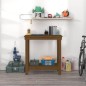 vidaXL Banco de trabajo madera maciza de pino marrón miel 80x50x80 cm vidaXL Banco de trabajo madera maciza de pino marrón miel 80x50x80 cm