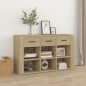 vidaXL Aparador madera contrachapada roble Sonoma 100x30x59,5 cm vidaXL Aparador madera contrachapada roble Sonoma 100x30x59,5 cm