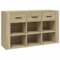 vidaXL Aparador madera contrachapada roble Sonoma 100x30x59,5 cm vidaXL Aparador madera contrachapada roble Sonoma 100x30x59,5 cm