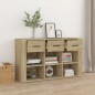 vidaXL Aparador madera contrachapada roble Sonoma 100x30x59,5 cm vidaXL Aparador madera contrachapada roble Sonoma 100x30x59,5 cm