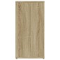 vidaXL Aparador madera contrachapada roble Sonoma 100x30x59,5 cm vidaXL Aparador madera contrachapada roble Sonoma 100x30x59,5 cm