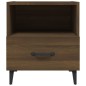 vidaXL Mesita de noche 2 uds madera contrachapada color roble marrón vidaXL Mesita de noche 2 uds madera contrachapada color roble marrón
