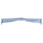 vidaXL Toldo para bar 400x120 cm azul y blanco vidaXL Toldo para bar 400x120 cm azul y blanco