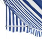 vidaXL Toldo para bar 400x120 cm azul y blanco vidaXL Toldo para bar 400x120 cm azul y blanco