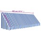vidaXL Toldo para bar 400x120 cm azul y blanco vidaXL Toldo para bar 400x120 cm azul y blanco