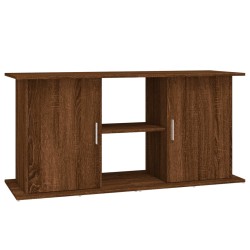 vidaXL Soporte de acuario madera ingeniería marrón roble 121x41x58 cm